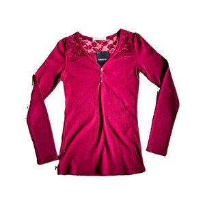 Forever 21 Long Lace Shirt